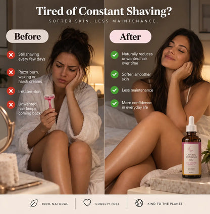 ELÓURA Hair Removal Oil with Cyprus Rotundus - 60 ml