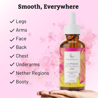 ELÓURA Hair Removal Oil with Cyprus Rotundus - 60 ml