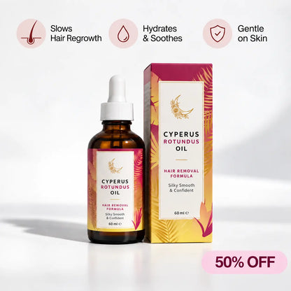 ELÓURA Hair Removal Oil with Cyprus Rotundus - 60 ml